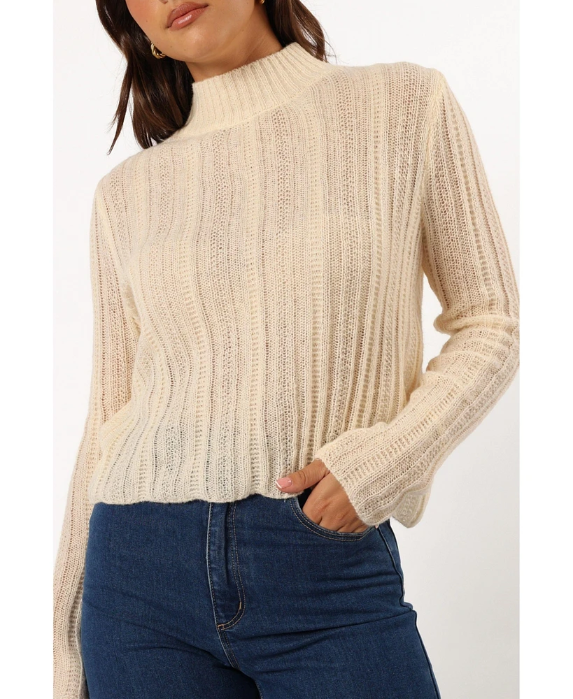 Petal and Pup Women's Wynford Scallop Edge Knit Sweater