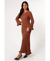 Petal and Pup Women's Colter Long Sleeve Maxi Dress