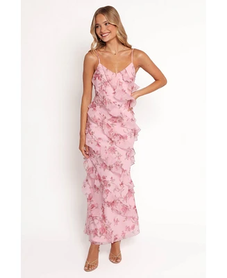 Petal and Pup Women's Ciao Ruffles Maxi Dress