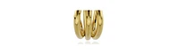 Triple Line Hoop Earring in Stainless Steel