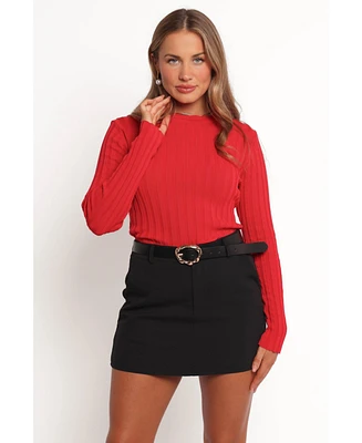 Petal and Pup Women's Aneesa Wide Rib Knit Top