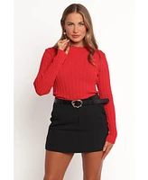 Petal and Pup Women's Aneesa Wide Rib Knit Top