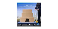 Platform Truck with 1320lb Weight Capacity and 360 Degree Swivel Wheels, Foldable Push Hand Cart for Loading and Storage