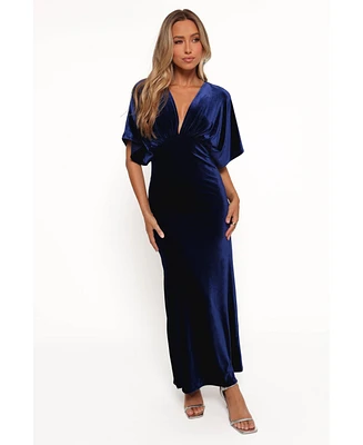 Petal and Pup Women's Ricki Velvet Maxi Dress