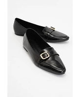 Women's Zarina Leather Pointed Toe Flats
