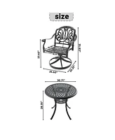 5-Pc Cast Aluminum Dining Set
