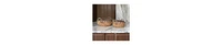 Decorative Storage Basket Set – Handwoven Water Hyacinth Fiber