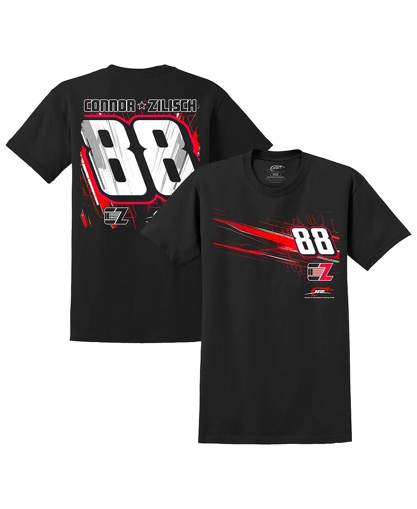 Jr Motorsports Official Team Apparel Men's Black Connor Zilisch Lifestyle T-Shirt