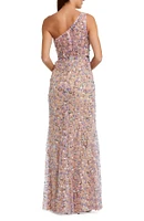 Mac Duggal Women's Floral Embellished One Shoulder Gown