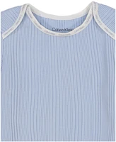 Calvin Klein Baby Boys 3-Piece Short Sleeve Bodysuits Set