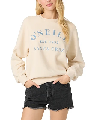 O'Neill Juniors' Boardwalk Tapioca Pullover Fleece Sweatshirt