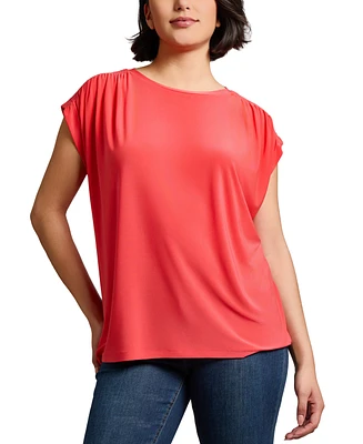 Joned New York Women's Extended-Shoulder Crewneck Top
