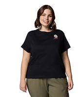 Columbia Plus Rolling Bend Graphic Short Sleeve Top
