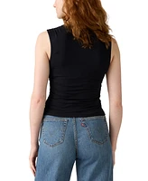 Levi's Premium Women's Crystal Ruched Sleeveless Top