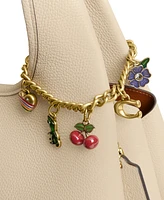 Coach Gold-Tone Motif Chain Bag Charm