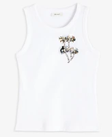 On 34th Women's Floral Paillette Tank Top, Exclusively at Macy's