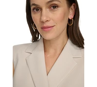 Calvin Klein Women's Faux-Wrap Coat Dress