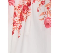 Alex & Sophia Juniors' Floral-Print Bustier Dress