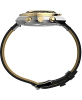 Timex Men's Analog Leather Strap Watch