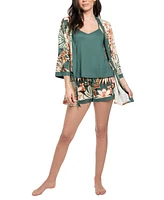 Linea Donatella Women's 3-Pc. Milana Travel and Sleep Set