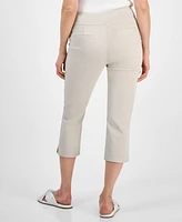 Jm Collection Women's Rhinestone Pull-On Capri Pants, Exclusively at Macy's