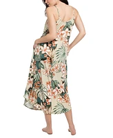 Linea Donatella Women's Milana Floral Maxi Nightgown