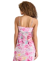 Steve Madden Women's Floral-Print Handkerchief-Hem Sleeveless Top