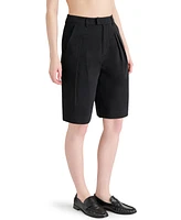 Steve Madden Women's Ivana Pleated Bermuda Shorts