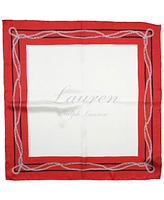 Lauren Ralph Lauren Chain Border Square Scarf