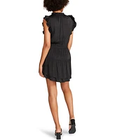Steve Madden Women's Satin Prairie Dreams Mini Dress