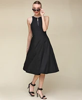 Avec Les Filles Women's Panelled Halter Swing Dress