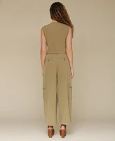 Avec Les Filles Women's Cropped Boxy Vest