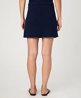 French Connection Women's Terry Drawstring Miniskirt