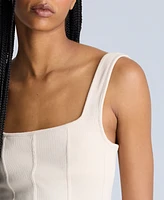 Kenneth Cole Women's Seamed Knit Bodycon Midi Dress