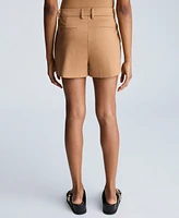 Kenneth Cole Women's Flat-Front Shorts