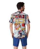 OppoSuits Men's Shirt - Short Sleeve Shirts