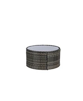 7-Pc Half-Moon Patio Set