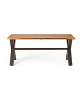 Irving 3-Piece Teak Acacia Wood Outdoor Dining Set
