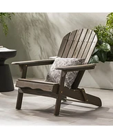 Rustic Acacia Folding Adirondack Chair