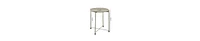 Foldable Side Table – Round Metal Tray Top & Modern Design