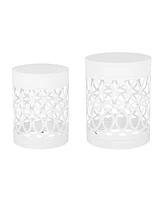 Outdoor Metal S/2 end table