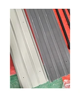 10x15 Metal Carport, Galvanized Steel Roof, Gray