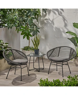 Modern Outdoor Basket Chair Set - Relax in Style