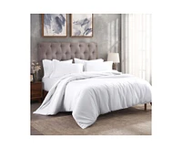 Superior Egyptian Cotton 300 Thread Count Solid Duvet Cover Set