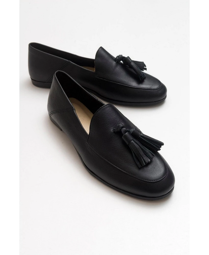 Mona Soft Leather Tassel Loafer