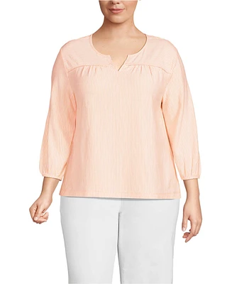 Lands' End Plus Slub Top