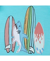 Andy & Evan Toddler Boys Toddler/Child Surf Shark Graphic Tee