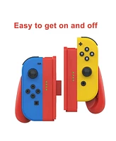 Red Detachable Controller Holder Grip For Joy Con Gamepad Nintend Switch Oled,Attachments