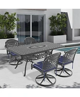 5-Piece All-Weather Cast Aluminum Dining Set