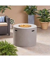 Lightweight Concrete Fire Pit - Patio Heater & Gathering Spot